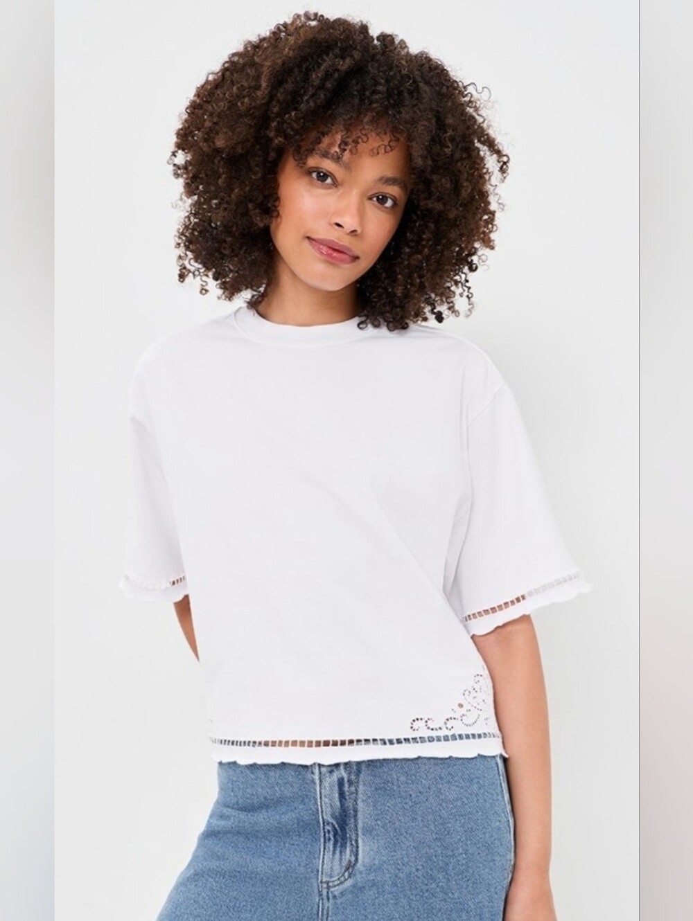 Madewell The Boxy Crop Tee In Allday Jersey